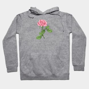 Rose Pink 4 Botanical Hoodie